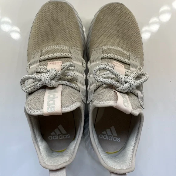 Adidas Kaptir women’s flow shoes, sneaker,7,Aluminum,Tan, Wonder Beige - Picture 10 of 11